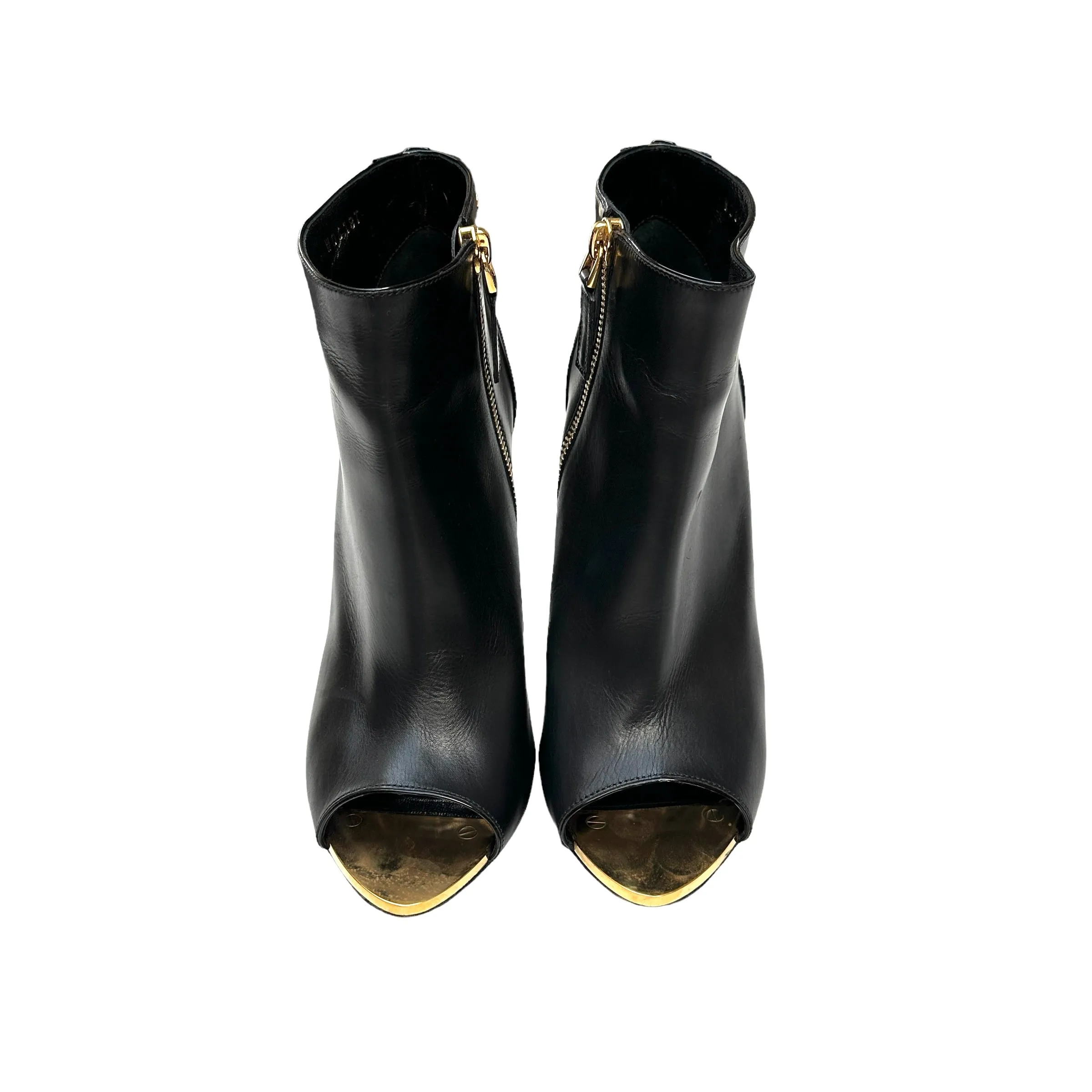 Black & Gold Heels - 8.5