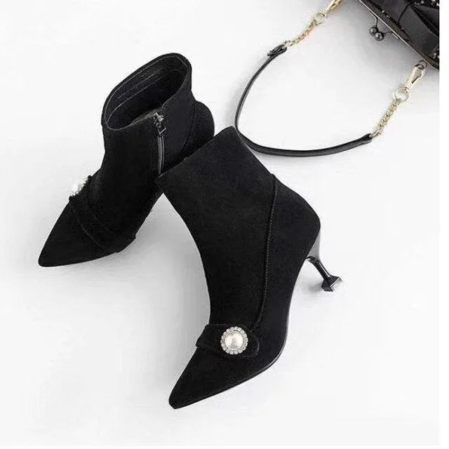 designer winter genuine suede leather boots women luxury designer brand female fashion really leather winter boots women