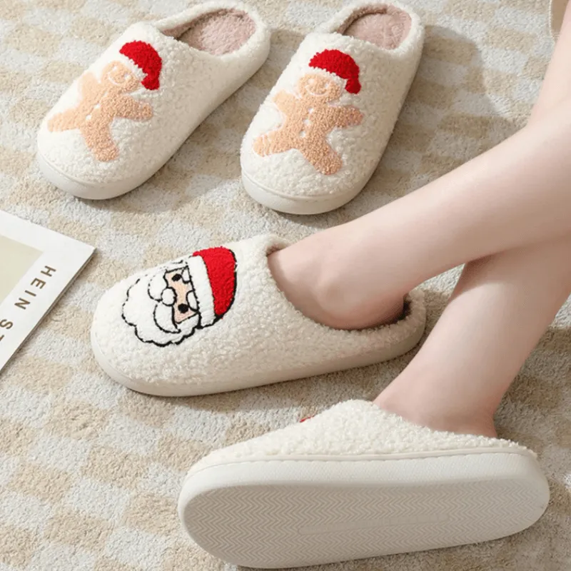 Festive Holiday Slide Slippers – Cozy Cheer for the Season