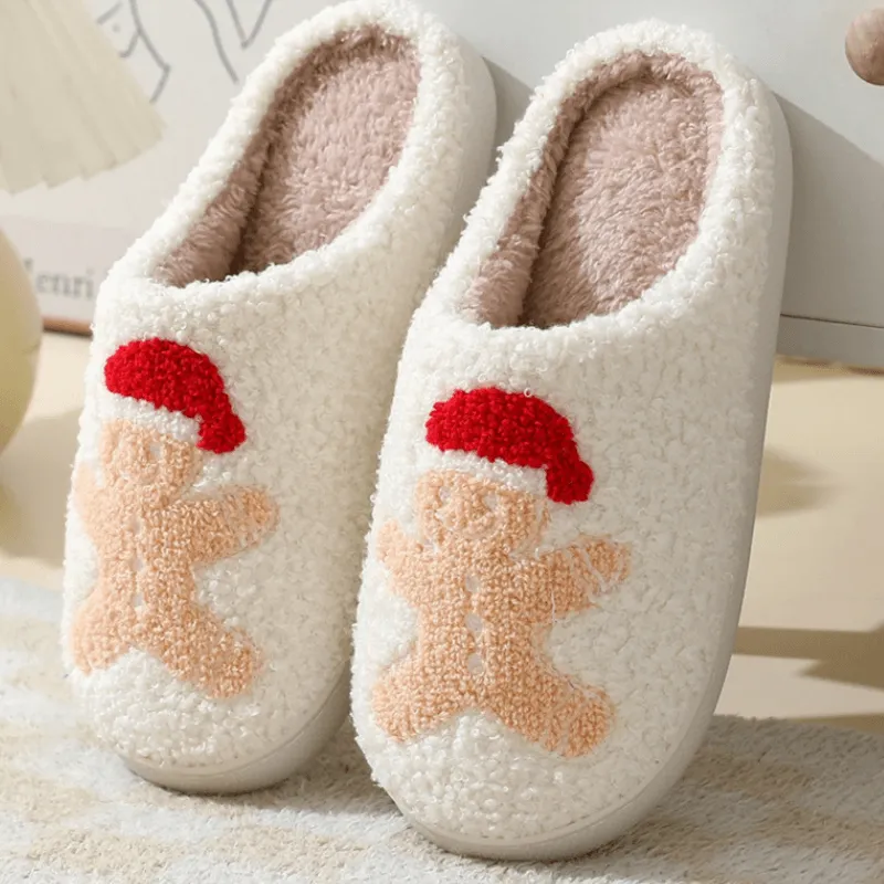 Festive Holiday Slide Slippers – Cozy Cheer for the Season