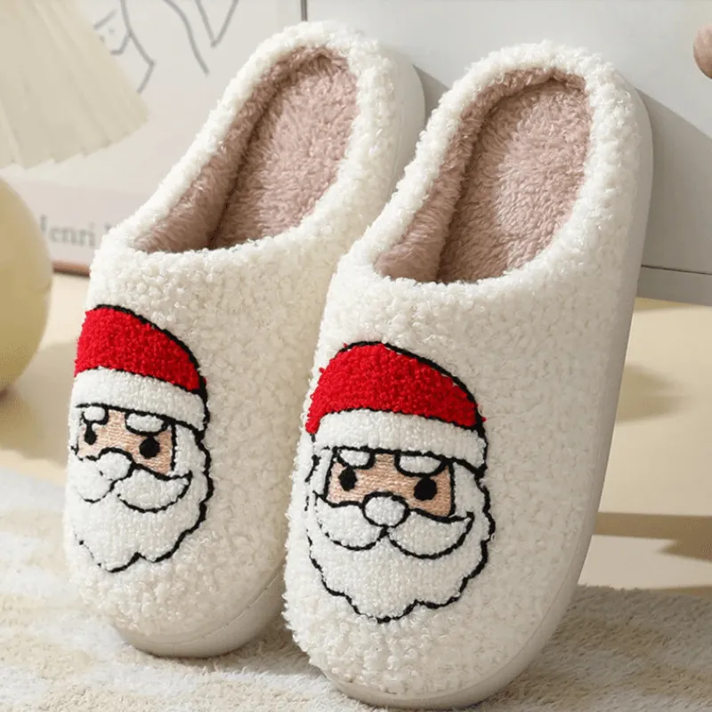Festive Holiday Slide Slippers – Cozy Cheer for the Season