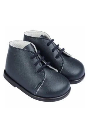 Navy Hard Sole Boots