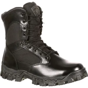 Rocky Womens AlphaForce Black Waterproof Duty Boots