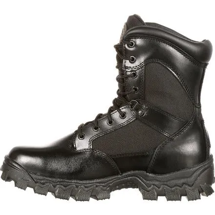 Rocky Womens AlphaForce Black Waterproof Duty Boots