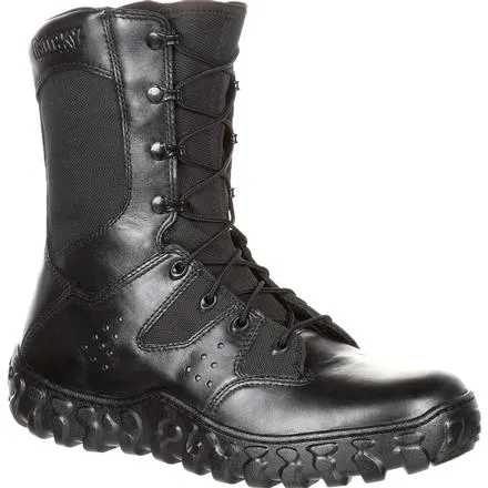 Rocky Womens AlphaForce Black Waterproof Duty Boots