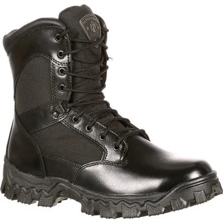 Rocky Womens AlphaForce Black Waterproof Duty Boots
