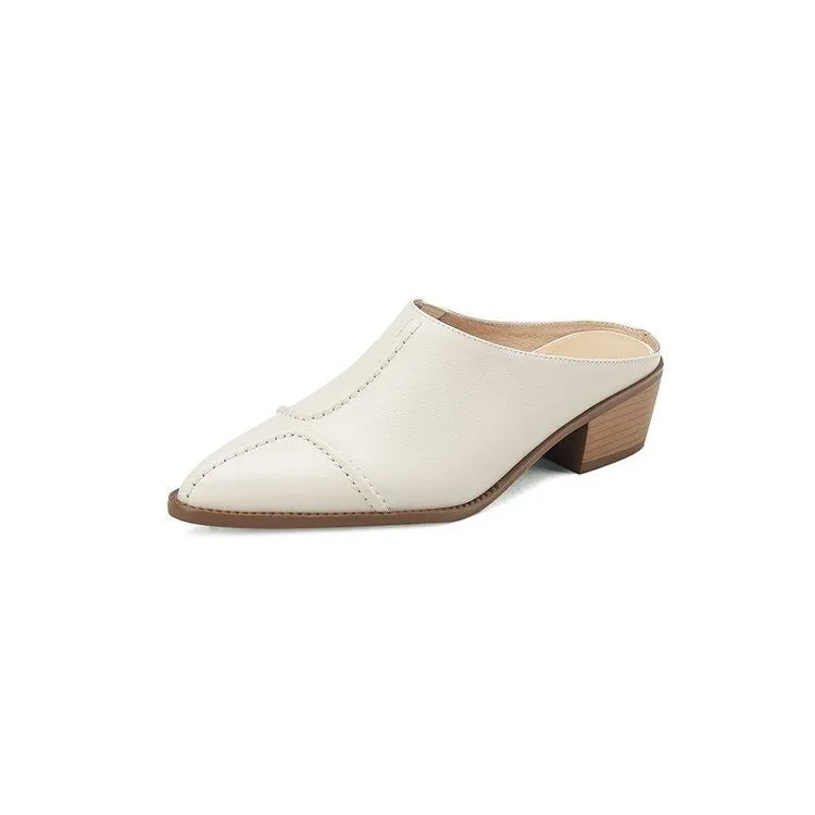 Sassa Handmade Fashion Mules Flats