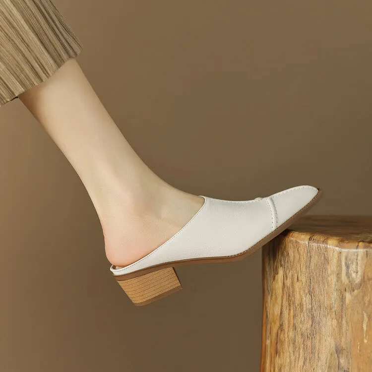 Sassa Handmade Fashion Mules Flats