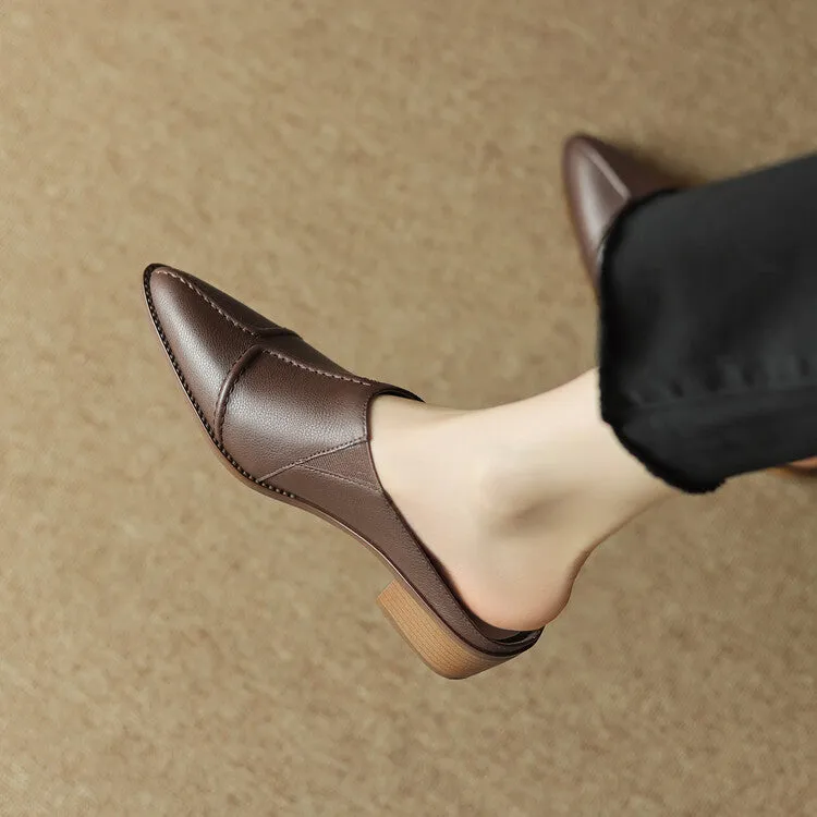 Sassa Handmade Fashion Mules Flats