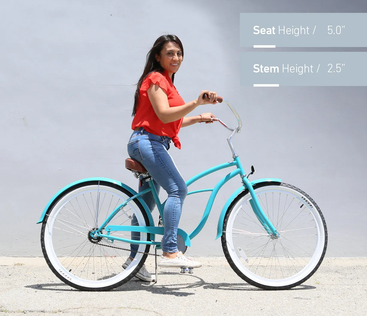 sixthreezero Classic Edition Single Speed Women's Beach Cruiser Bike