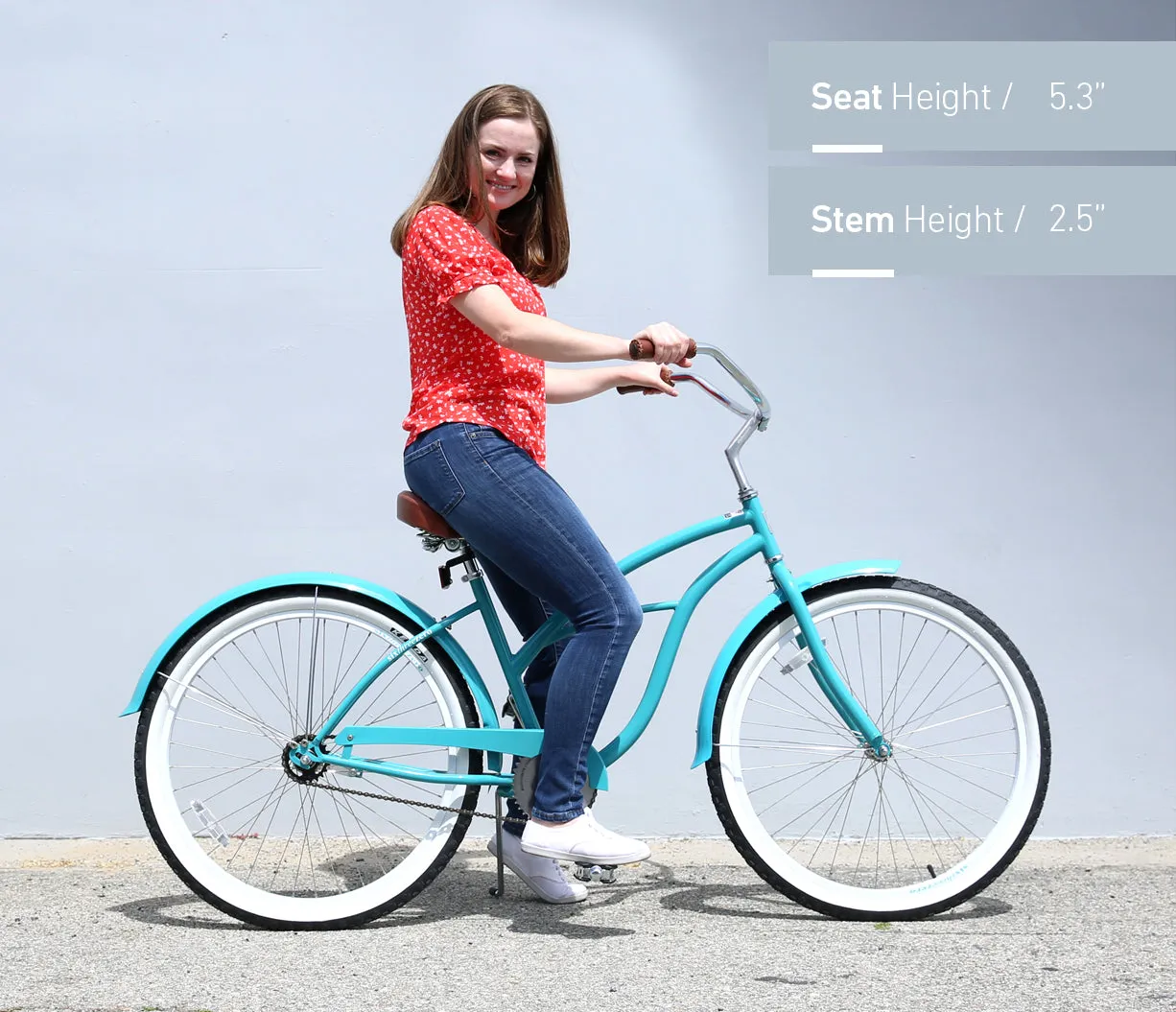 sixthreezero Classic Edition Single Speed Women's Beach Cruiser Bike