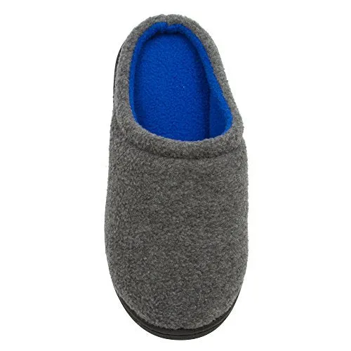 Skysole Boys Fleece Clog Slipper with Rugged Outsole