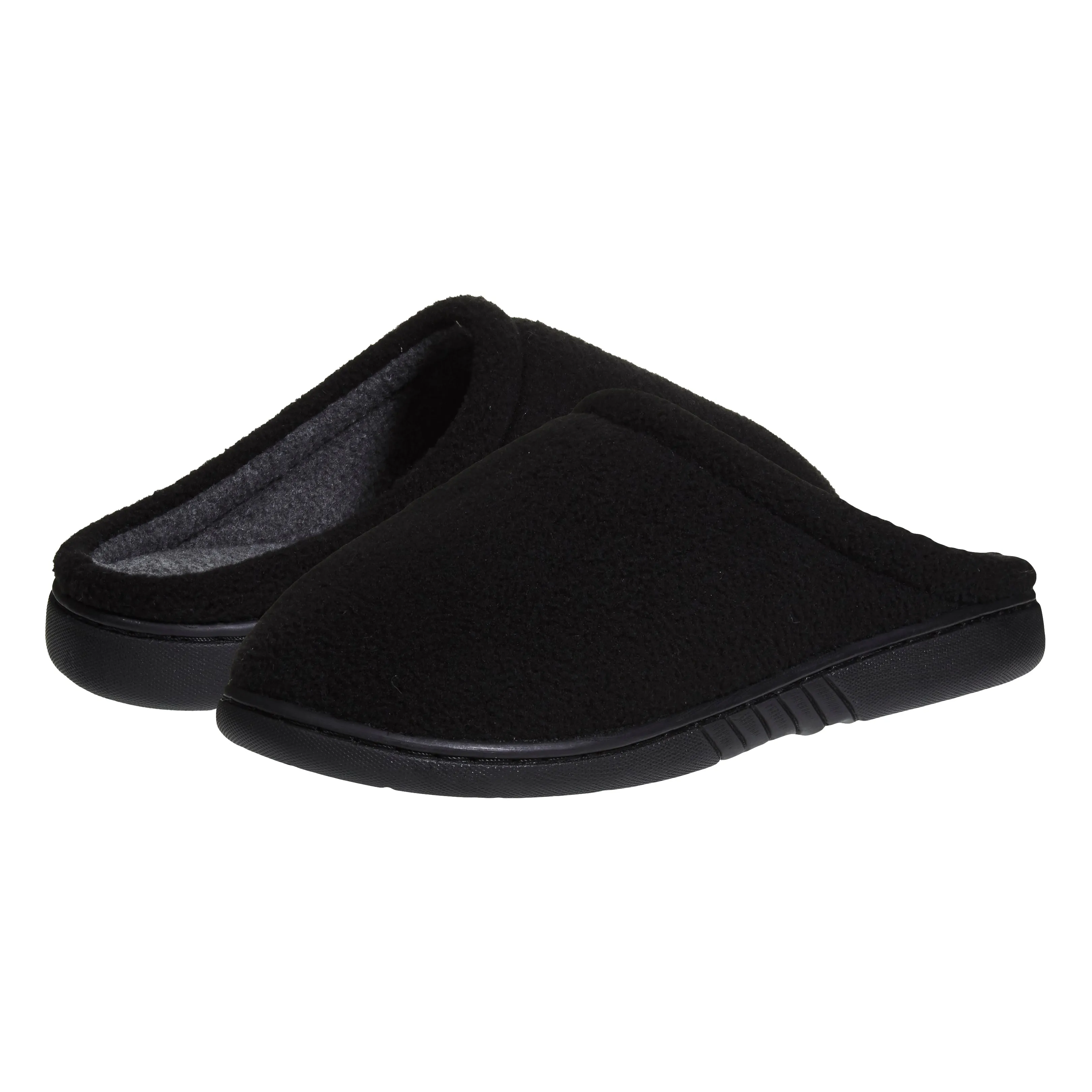 Skysole Boys Fleece Clog Slipper with Rugged Outsole