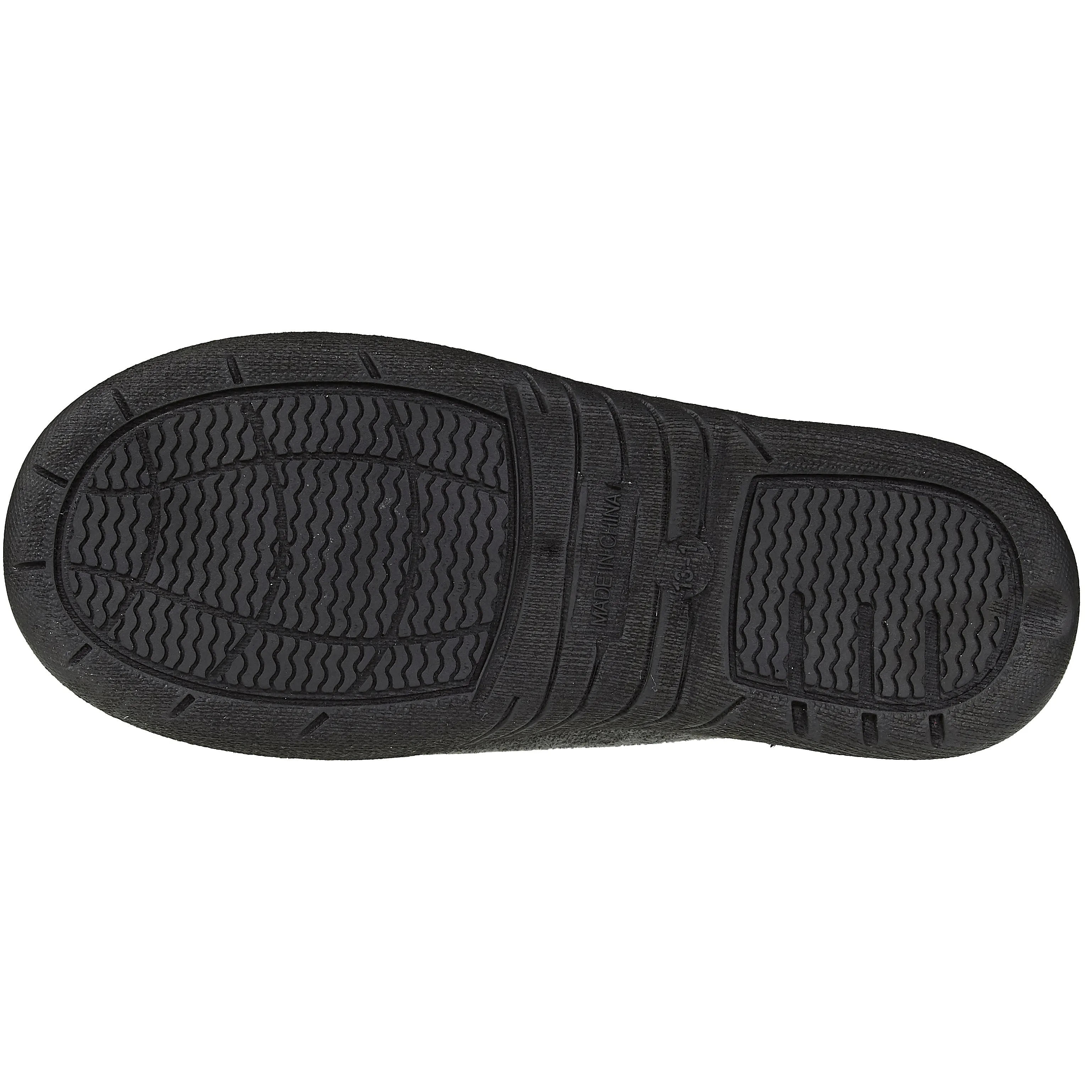 Skysole Boys Fleece Clog Slipper with Rugged Outsole