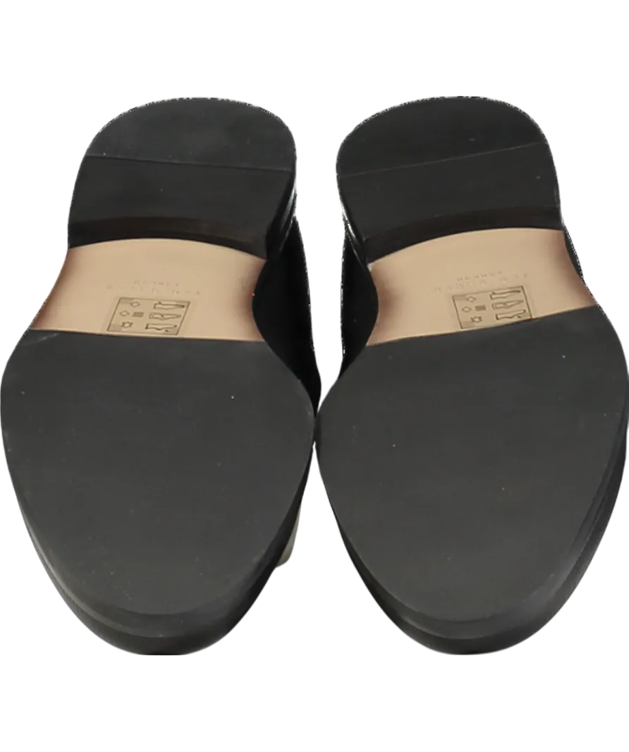 Ted Baker Black Parliament Grained Penny Loafers UK 10 EU 44 👞
