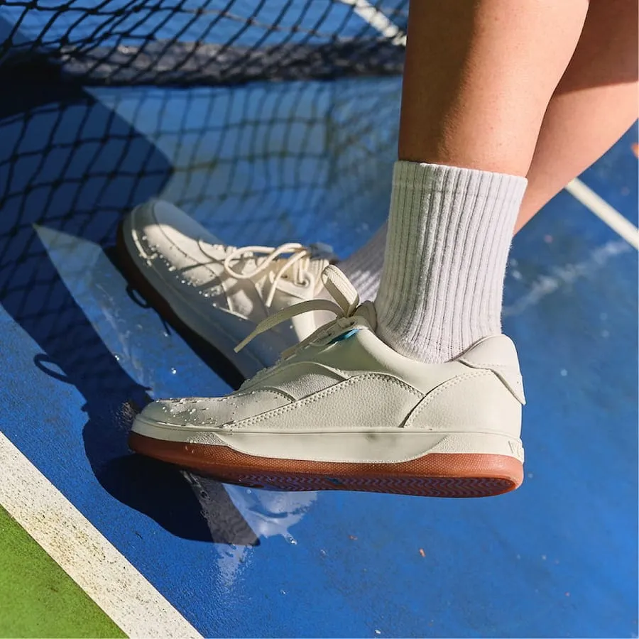 Vessi Men's Courtside Classic Sneakers- Off White