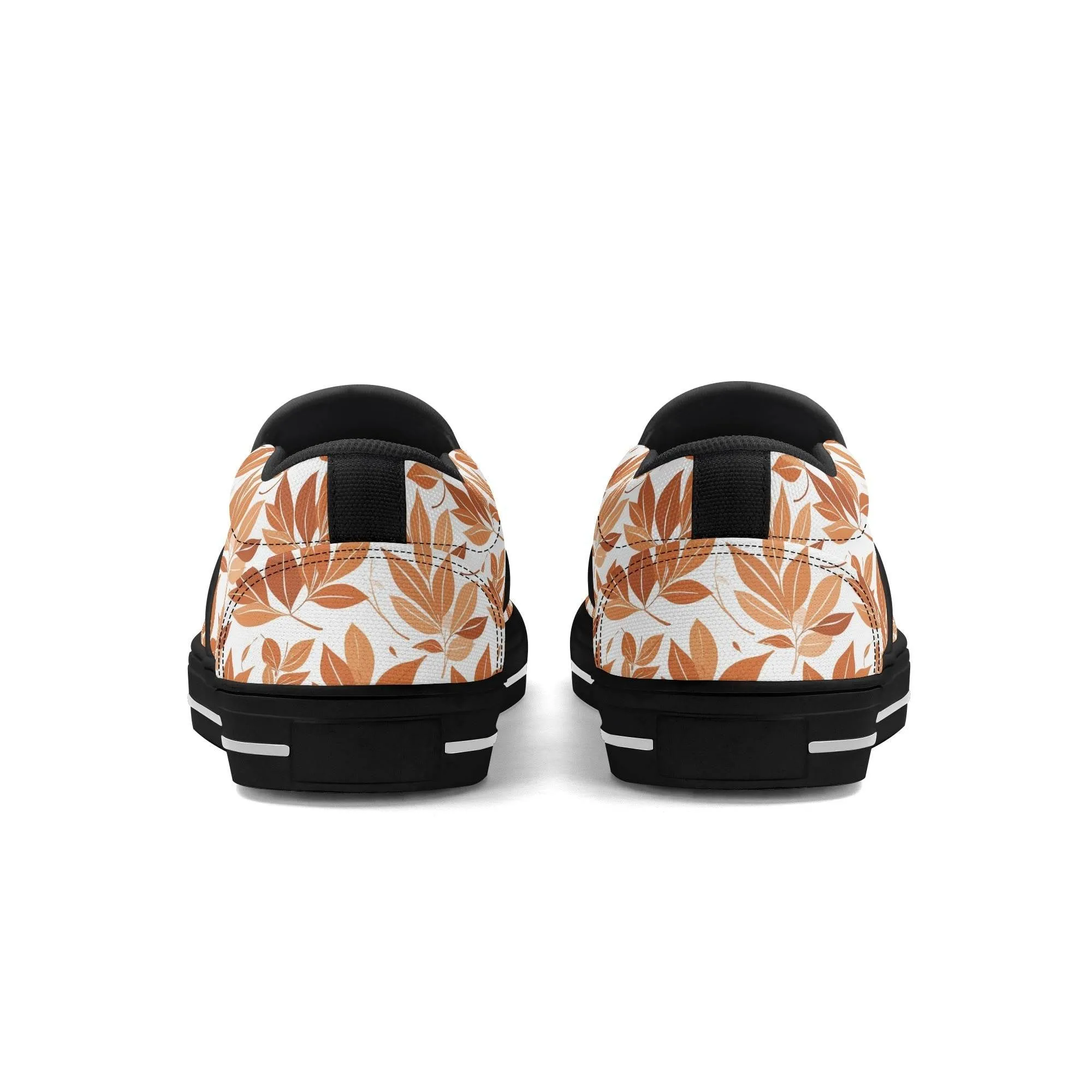 Womens Autumn Leaves Rubber Slip On Shoes