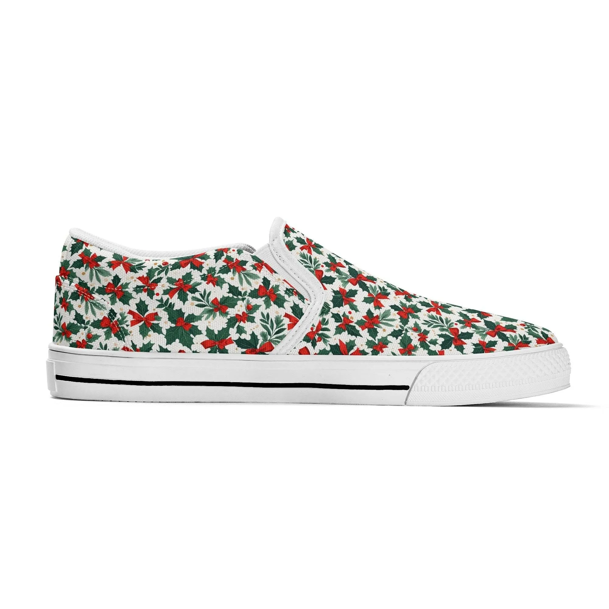 Womens Holly Bow Rubber Slip On Shoes