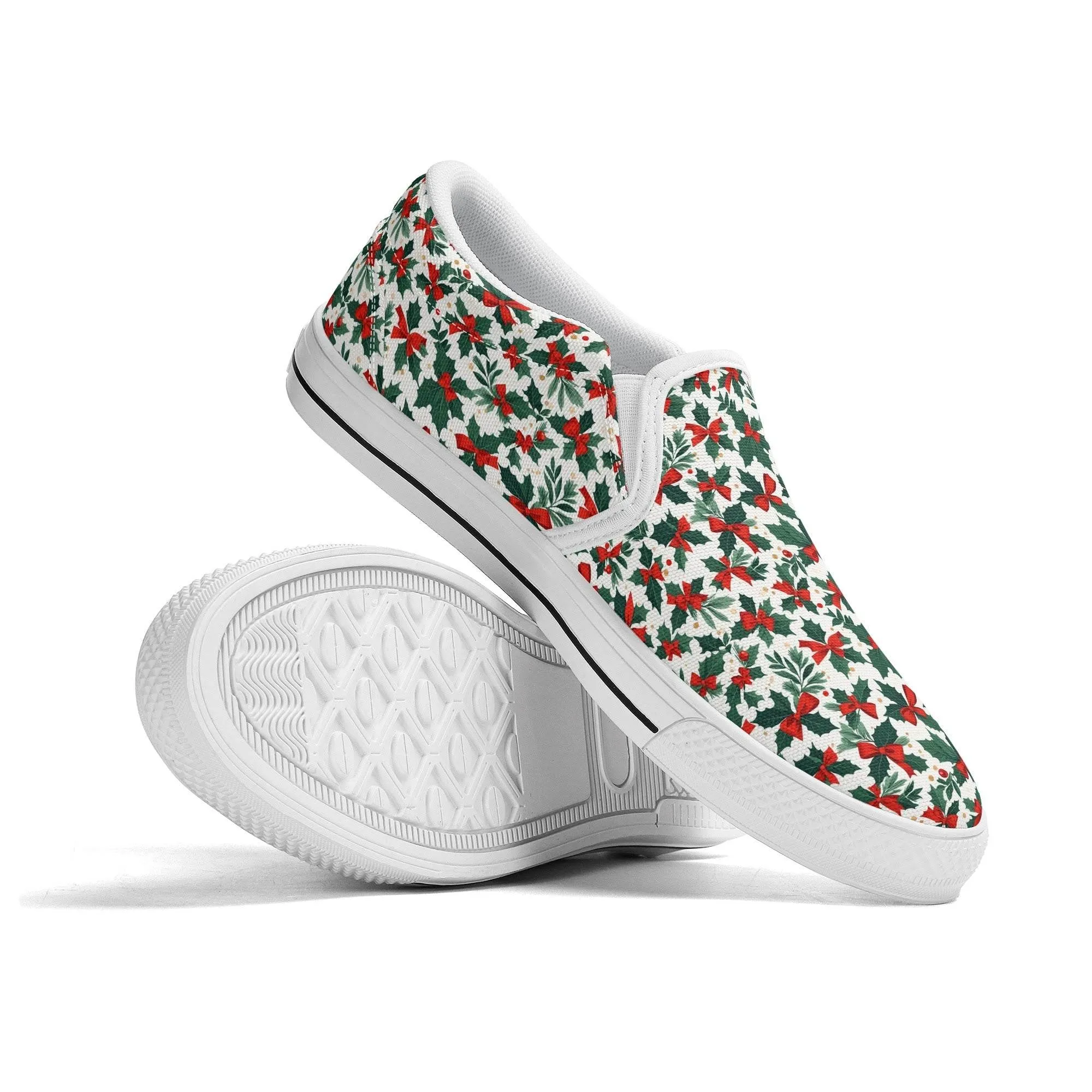 Womens Holly Bow Rubber Slip On Shoes