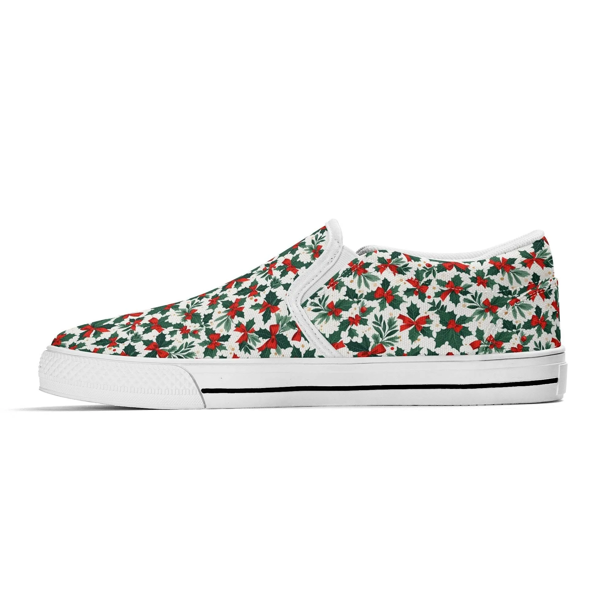 Womens Holly Bow Rubber Slip On Shoes