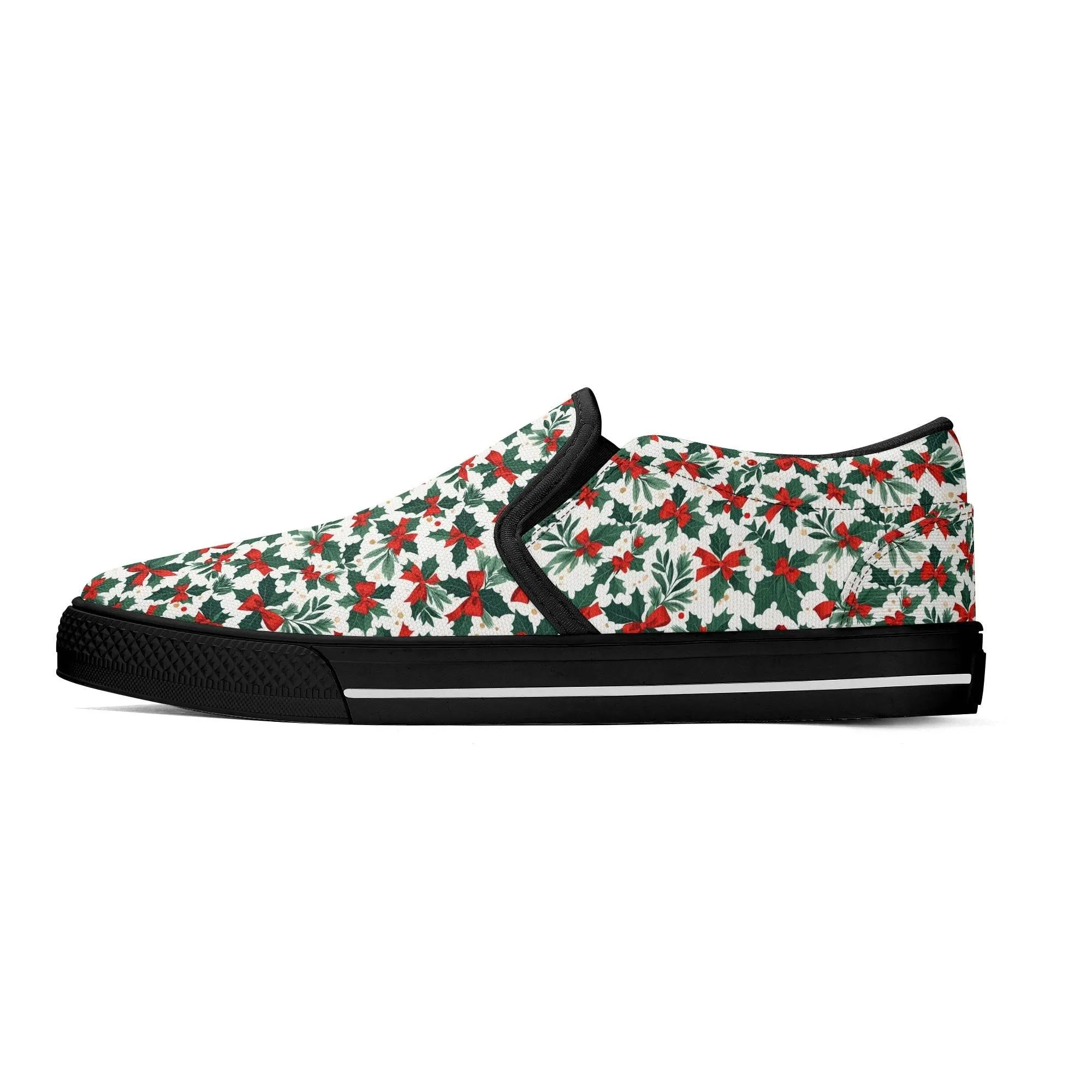 Womens Holly Bow Rubber Slip On Shoes