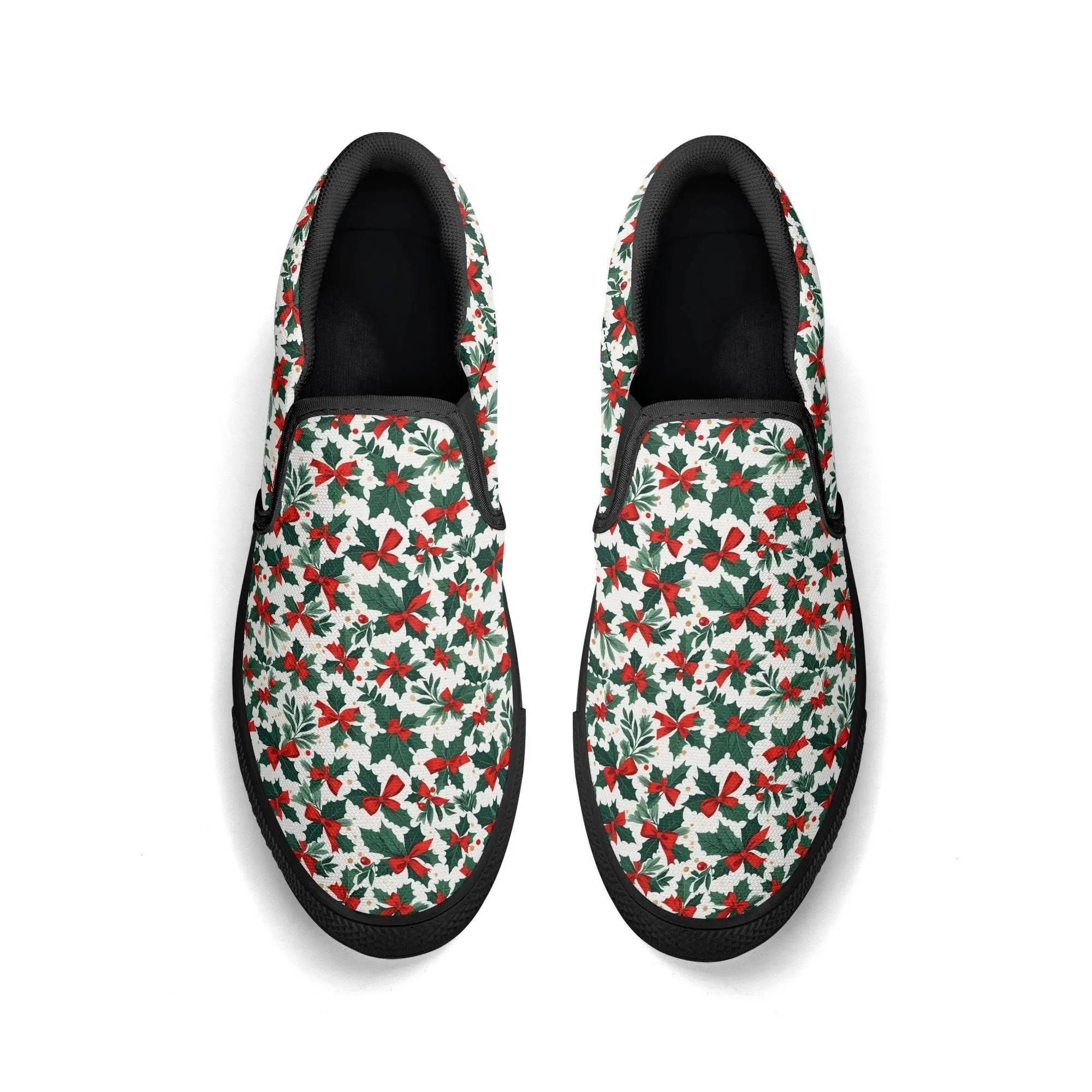 Womens Holly Bow Rubber Slip On Shoes