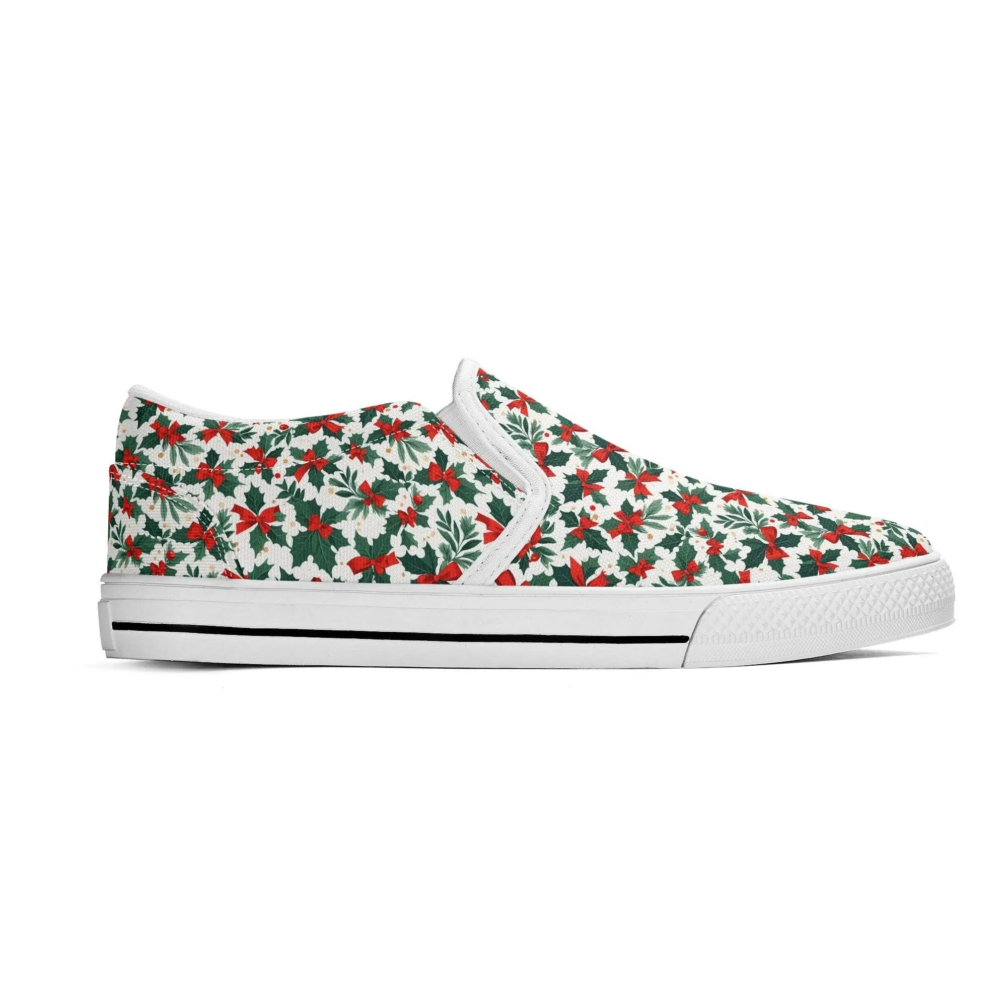 Womens Holly Bow Rubber Slip On Shoes